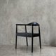 thumbnail image 2 of Sitial Olivia Silla de Comedor Madera y Trenzado Negro, 2 of 2