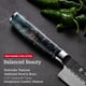 thumbnail image 5 of Cuchillo de chef Atumuryou JPCK, 8 pulgadas, forjado a mano, 67 capas, damasco, 5 of 8