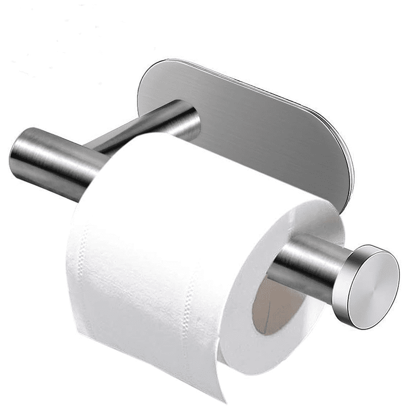 Wakeshome - Porta Confort Baño Acero Inoxidable Estante Papel Higienico