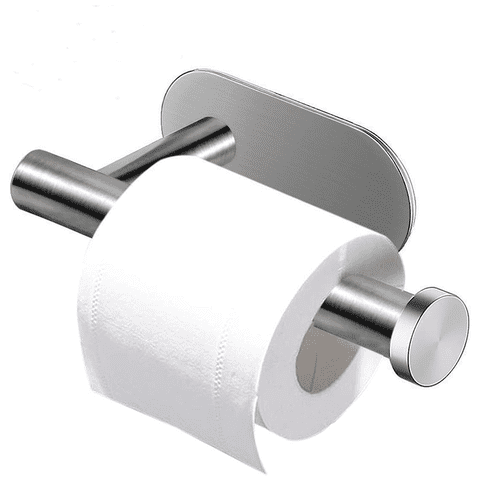 Wakeshome - Porta Confort Baño Acero Inoxidable Estante Papel Higienico