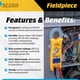 thumbnail image 2 of Multímetro con pinza Fieldpiece SC260 True RMS con temperatura, 2 of 6