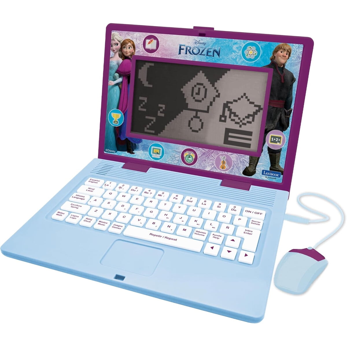 Laptop Educativo Bilingüe Lexibook Frozen 170 Actividades