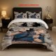 thumbnail image 1 of Seven Seas Builder Black And White Poster Pattern Three-Piece Set Soft And Comfortable bedding Suitable for All Seasons, 1 of 1