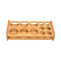 Magideal - Glass Holder Serving Tray Glasses Rack Serving Holder Cup Rack For Home Cabinet Restaurant Kitchen Nightclub , 12 Hoyos