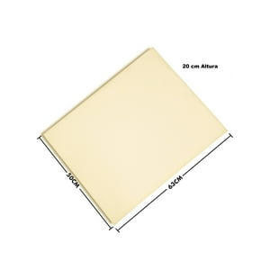 Chilena Casagrande - Lámina De Espuma D30 - 63X50X20 Cm Alta Densidad Corte Preciso