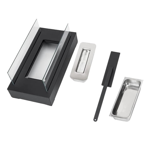 Magideal - Chimenea De Mesa, Fogón De Mesa, Regalos Para El Día De La Madre Con Paredes De Vidrio, Cuencos Para Fuego, Decoración De Mesa Para Balcón Al Aire