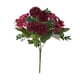 thumbnail image 4 of Ramo De Flores De Hortensia De Seda Para Sala De Estar Decoración De Sala De Reuniones Rojo, 4 of 5