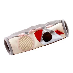 Ioensy - Gato Túnel Interactivo Suave Para Animales Pequeños Cachorro, Gatito, Gatito, Conejo Ovni