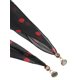 thumbnail image 5 of INSPIRE CHIC Bufanda Cuadrada de Chifón con Lunares de los Años 50 para Mujer, Bufanda Retro Ligera y Suave con Hebilla Magnética 25.6x25.6" Negro-Puntos Rojos, 5 of 6
