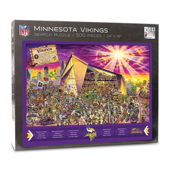 Puzzle YouTheFan NFL Minnesota Vikings Joe Journeyman, 500 unidades
