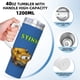 thumbnail image 5 of Stinky y Dirty Vaso aislado de acero inoxidable con asa, diseño temático, regalo para familia, amigos y fans; incluye pajita y encaja en el portavasos estándar, 40 oz, 5 of 6