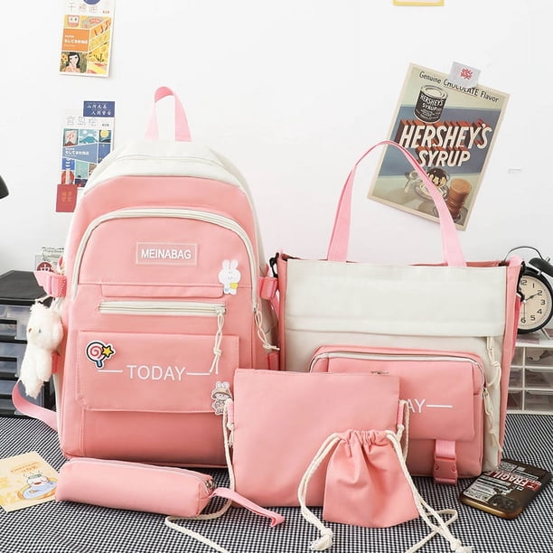 Cute & Adjustable Sequin Oxford Fabric Backpack - Perfect for Outdoors!