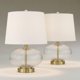 thumbnail image 1 of Lámpara de mesa 360 Lighting 48 cm vidrio claro - paquete de 2, 1 of 9