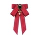 thumbnail image 3 of Broche De Lazo De Cinta Preatado Con Lazo, Broche De Corbata Para Camisa, Boda, Bricolaje, Rojo, 3 of 5