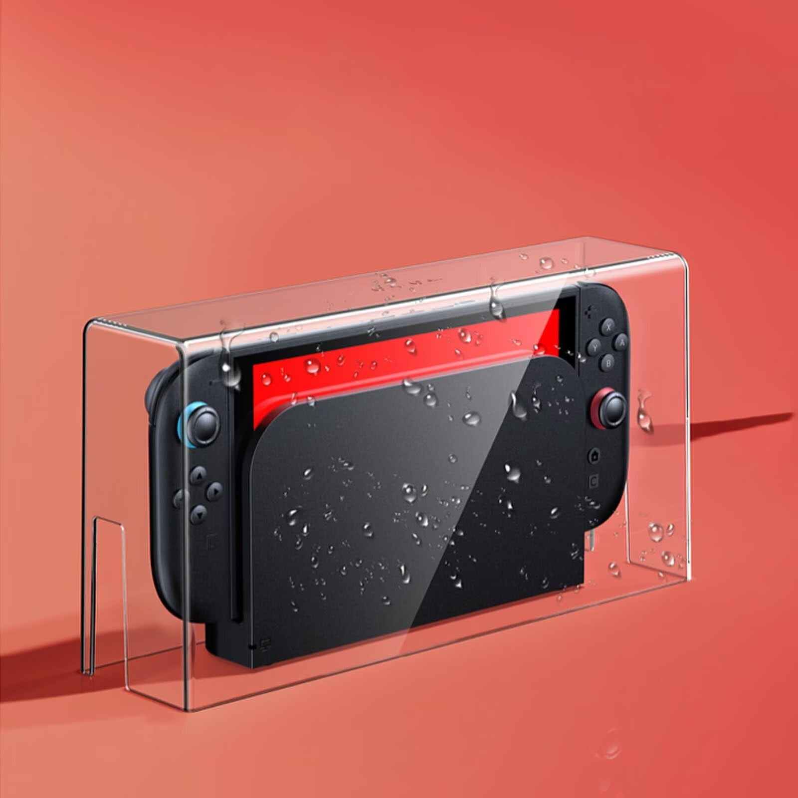 Genérico - Cubierta De Acrílico Compatible Con Nintendo Switch 2, Shell Protectora, Tapa Transparente, Estuche De Exhibición De Acrílico, Cubierta Para El Dock A Prueba De Rasguños Y Waterproof