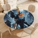 thumbnail image 4 of Robocop theme Fitted Round Tablecloths Elastic Edged Table Covers Waterproof Table Cloth For Kitchen Holiday Party Tables Decor 120cm, 4 of 6