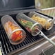 thumbnail image 3 of Cesta rodante para asar, la mejor cesta para asar, cesta cilíndrica de malla de alambre de acero inoxidable, malla redonda para barbacoa al aire libre - Utensilios de cocina para camping y picnic, 3 of 5