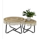 thumbnail image 1 of Set Mesa Centro Lateral Redonda Elegante Decorativa Jhn, 1 of 3