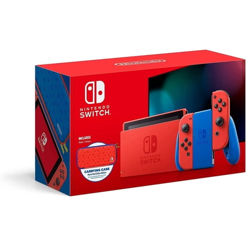 Consola De Juegos Nintendo Switch Mario Red & Blue Edition