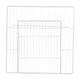 thumbnail image 3 of Jaula De La Puerta Del Corralito Para Mascotas Alambre De Metal Valla Interior Conejo Cachorro Panel Expandible Rejilla Densa Blanca, 3 of 5