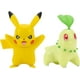 thumbnail image 1 of SET 2 FIGURA POKEMON CHIKORITA Y PIKACHU, 1 of 2
