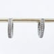 thumbnail image 3 of Aros Argolla Cintillo Circonitas Pavé, 1,5 cm, Plata 925, 3 of 3