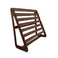 Magideal - Soporte De Exhibición De Pendientes, Organizador De Joyas, Decoración Artesanal Creativa, Base De Madera, Estante De Joyería, Soporte Para Pendientes