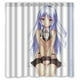 thumbnail image 1 of Cortina de ducha de baño con diseño de anime de chica encantadora con ganchos, tamaño 66 x 72 pulgadas, 1 of 3