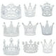 thumbnail image 1 of Corona para tartas, 9 piezas, aleación de plata tipo princesa, para niños, 1 of 3