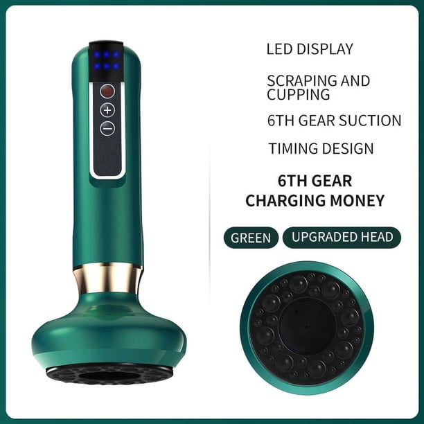 Rejuvenate Your Skin with Electric Cupping Massager Vacuum Suction Cup GuaSha and Infrared Heat Massager!
