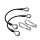 thumbnail image 1 of 2 Piezas Extensión De Cable De Gimnasio Entrenamiento Resistente De Fuerza Para Deportes De Tríceps De Atrás, 1 of 5