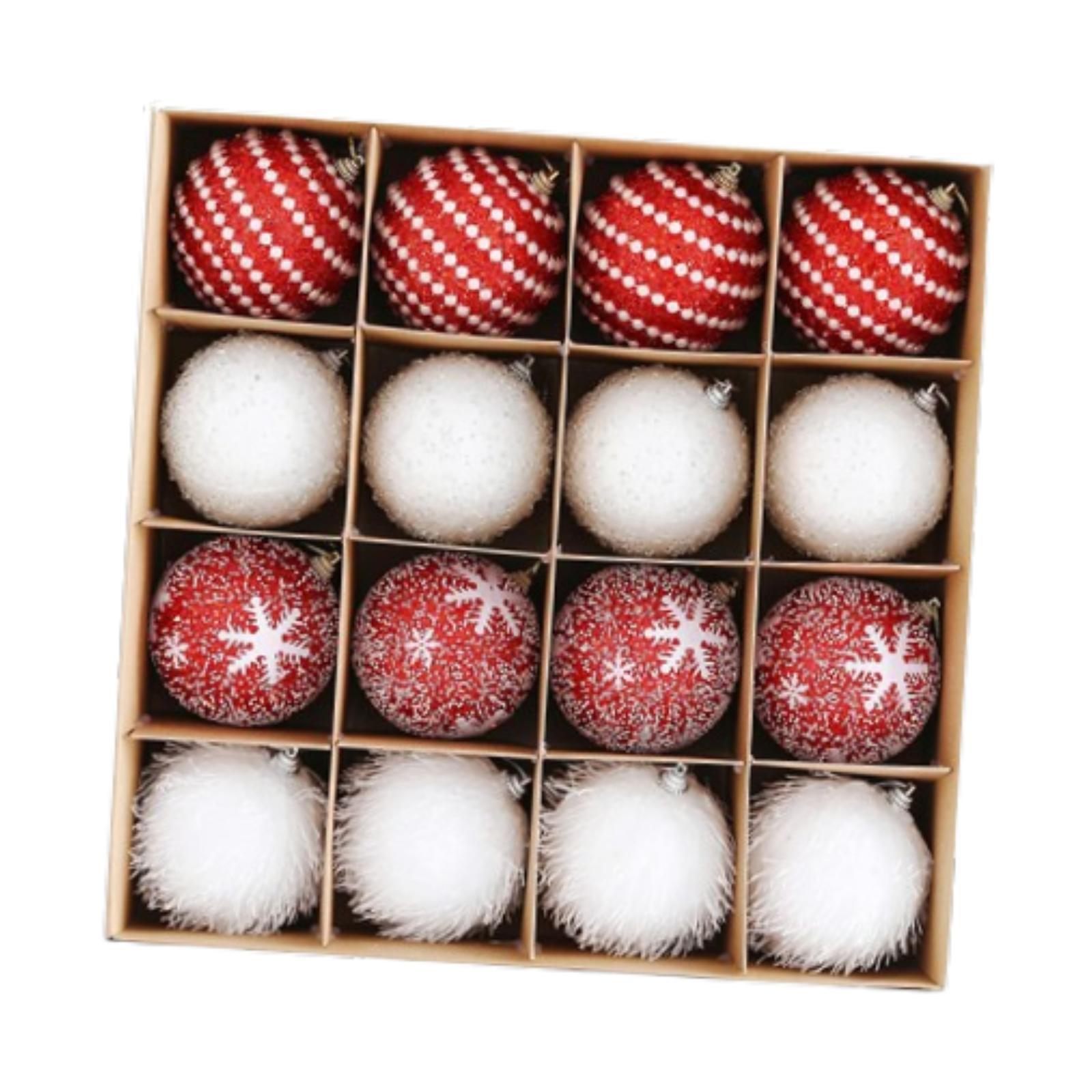 Bothyi - 16 Bolas De Navidad Decorativas De 6 Cm De Diámetro Para Decoración Del Hogar, Fiesta De Halloween, Cafetería