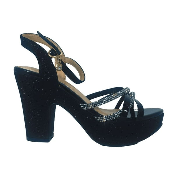 SANDALIAS DE FIESTA AGUXI BLACK 2083 - Talla 36