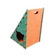 thumbnail image 3 of Rascador Vertical Para Gatos, Protector De Muebles Para Gatos De Interior Que Juegan En Verde Y Naranja, 3 of 5