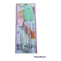 Genérico - Set De Brocha Y Mezquino De Silicona Para Reposteria 2Pzas