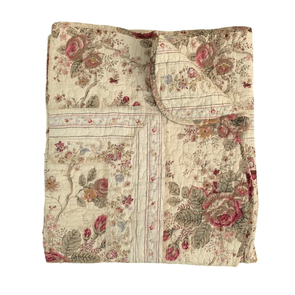 Manta acolchada Groenlandia Home Fashions, color rosa envejecido
