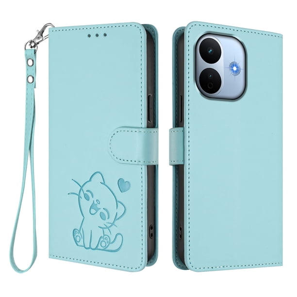 Funda Billetera Magnética para Xiaomi Redmi Note 17 Pro Plus 5G, Verde Claro