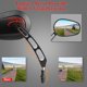 thumbnail image 2 of Espejo retrovisor LDJXDADI negro de 8 mm para motocicleta, 2 of 6