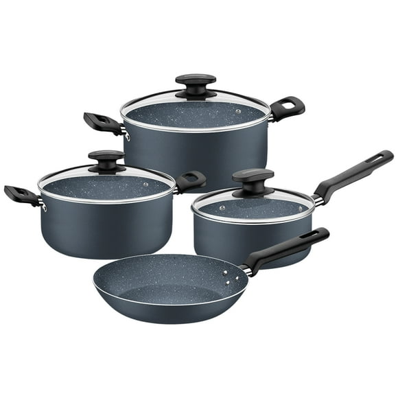 Tramontina Batería De Cocina 7 Piezas Azul