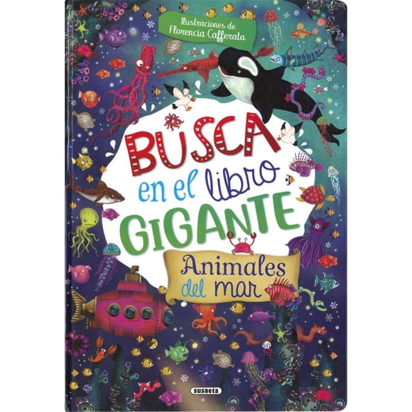 Busca en el libro gigante. Animales del mar