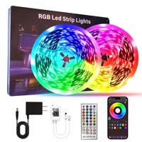 Tira De Luces Led Hbowmdjia 40 M Bluetooth Rgb