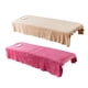 thumbnail image 1 of 2pcs / Set Cubierta De Sábana De Masaje De Terciopelo De Cristal Suave Rosy Camel 120x190cm, 1 of 5