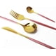 thumbnail image 2 of XmhyTop Juego de Cubiertos de Cocina de 24 Piezas, Inoxidable, Color Oro rosado, Ideal para Hogares y Eventos, 2 of 5