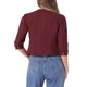 thumbnail image 3 of INSPIRE CHIC Chaquetas de Jean de Mezclilla Recortadas sin Cuello de Manga 3/4 para Mujer Fucsia 3XL, 3 of 6