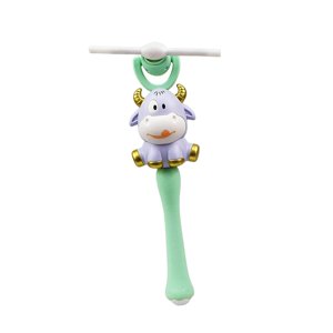 Magideal - Molino De Viento Led Juguete Giratorio Fiesta Molinetes Juguetes Con Luz Y Sonido Juguete Sensorial Iluminar Molino De Viento Juguete De Iluminación P Vaca