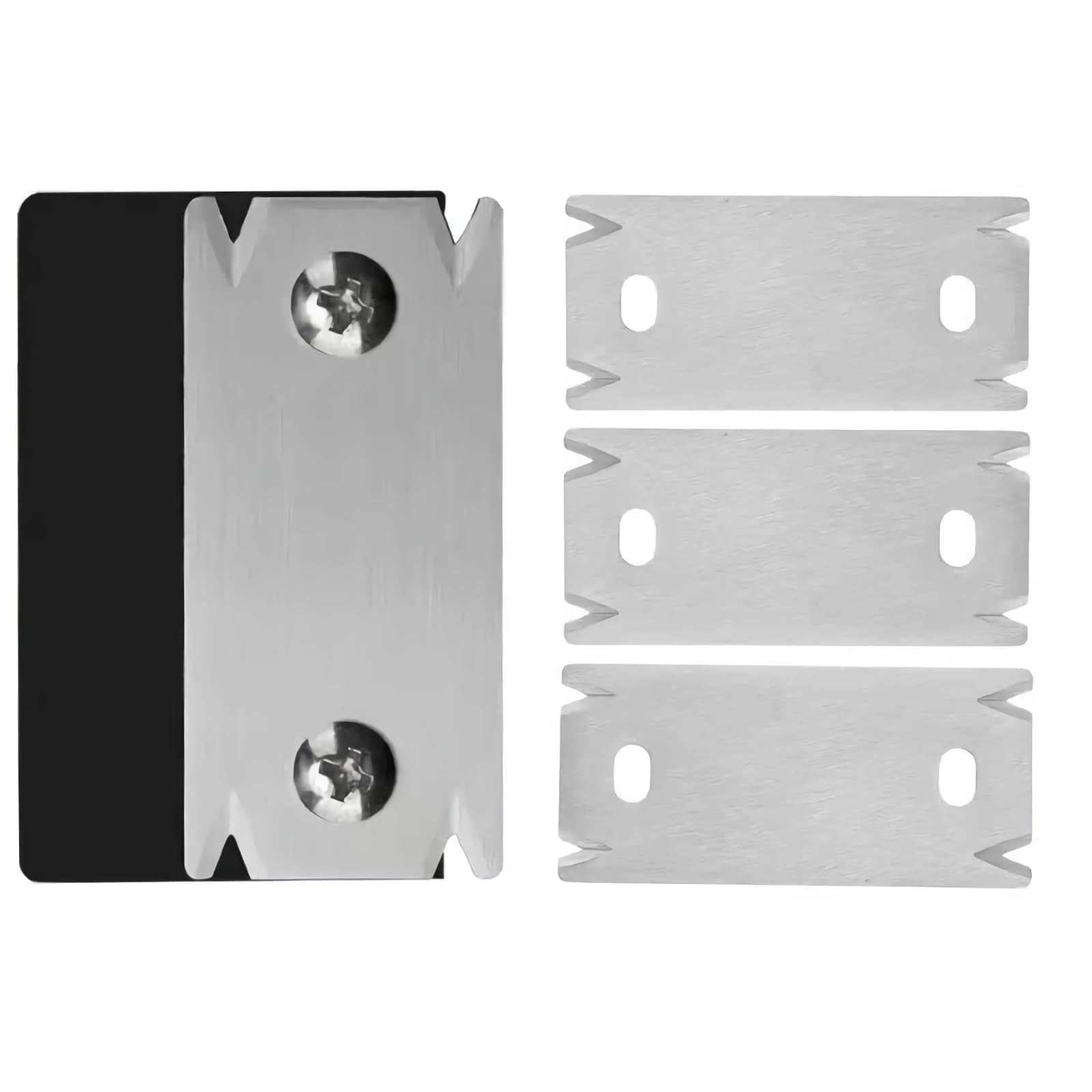 Xusx111 - Herramienta De Recortador De Bandas De Borde Mini Con 3 Piezas De Cuchilla Reversible Reemplazable, Banda De Borde De Chapa Para El Desborrado De La Madera - Cortador De Plancha De Mano Port