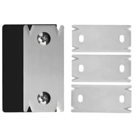 Xusx111 - Herramienta De Recortador De Bandas De Borde Mini Con 3 Piezas De Cuchilla Reversible Reemplazable, Banda De Borde De Chapa Para El Desborrado De La Madera - Cortador De Plancha De Mano Port