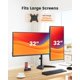 thumbnail image 2 of Soporte para dos monitores ErGear, independiente, para 2 pantallas de 32 pulgadas, 2 of 7