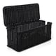 thumbnail image 1 of Caja de gestión de cables Cantalop hecha a mano en ratán negro, 1 of 7