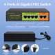 thumbnail image 3 of Conmutador PoE+ SICSOLINK Gigabit de 6 puertos (4 puertos PoE+, 2 Uplink), 3 of 7